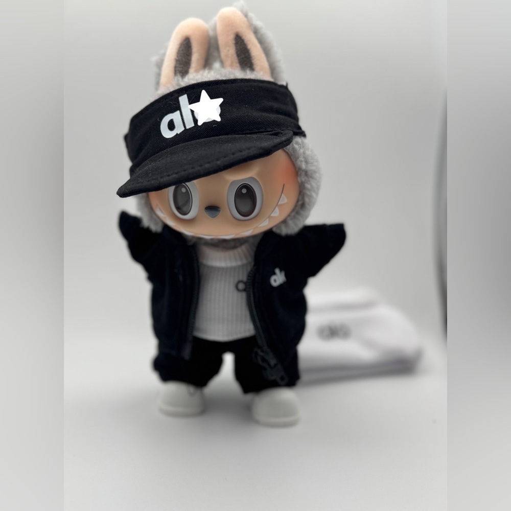 Labubu Clothes Outfit - Athletic jumpsuit Black